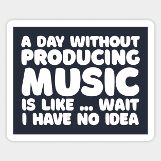 Music Producer / Sound Engineer Typography Gift Magnet